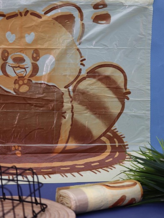 Декоративные пакеты на завязках &quot;Little raccoon&quot;, 30 шт/рулон (45*40 см) 