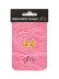 Кольцо акриловое GIRLY &quot;Yellow smile&quot;, white (d=1,7 см) 
