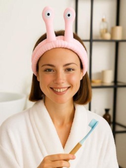 Повязка на голову GIRLY "Snail", pink