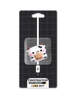 Защитная насадка для провода iLikeGift "Cow milk"