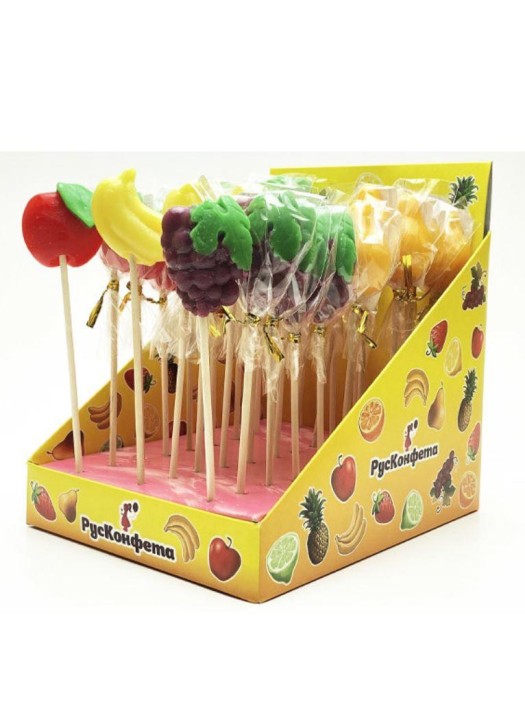 Леденцы &quot;Фруктовый набор&quot; (шоубокс - 30 шт.) 