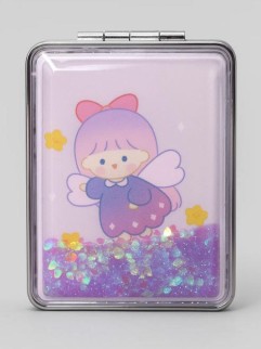 Зеркало-шейкер раскладное "Little angel", purple (8*6 см)