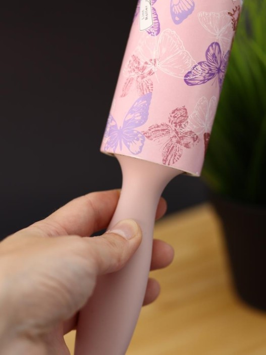 Ролик для чистки одежды &quot;Pink butterflies&quot;, 10 см*60 листов 