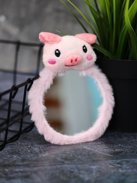 Плюшевое зеркало GIRLY &quot;Cute little pig&quot;, pink (8*11 см) 