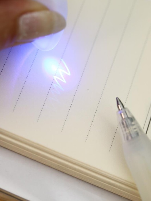 Светящаяся ручка с невидимыми чернилами &quot;Swimming capybara&quot;, white 