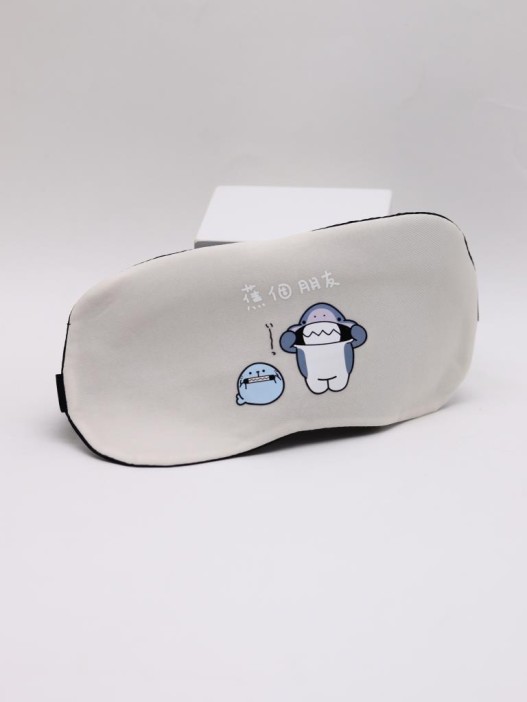 Маска для сна гелевая &quot;Shark teeth&quot;, beige 