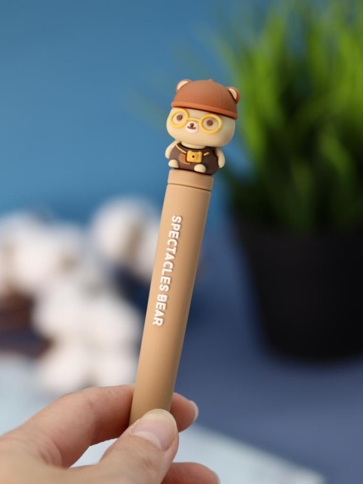 Зубная щётка для взрослых iLikeGift &quot;Travel bear&quot;, black (21 см) 