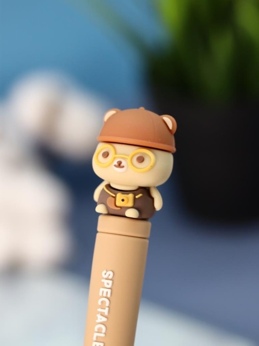 Зубная щётка для взрослых iLikeGift &quot;Travel bear&quot;, black (21 см) 