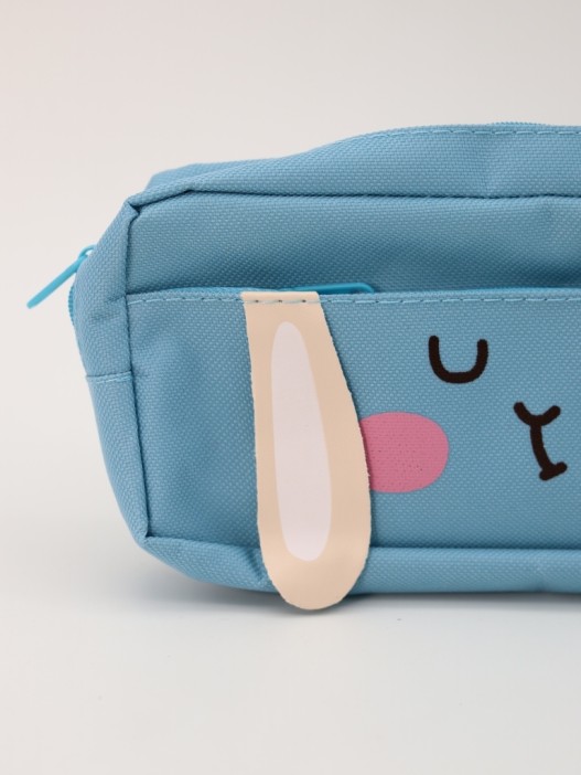Пенал &quot;My friend bunny&quot;, blue (21.5*9.5*4.5 см) 
