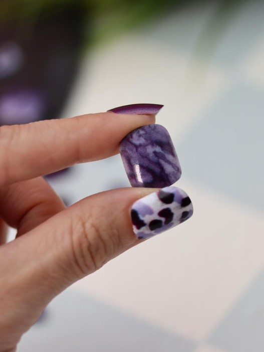 Накладные ногти GIRLY «Dalmatian», 12 шт., с клеевыми пластинами 