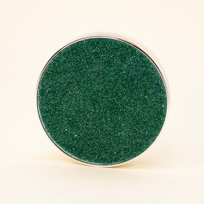 Контейнер для линз "Gloss", green 