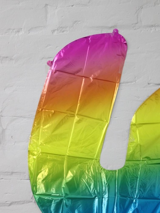 Шар фольгированный &quot;Multicolour numbers&quot; цифра 4, (80 см) 