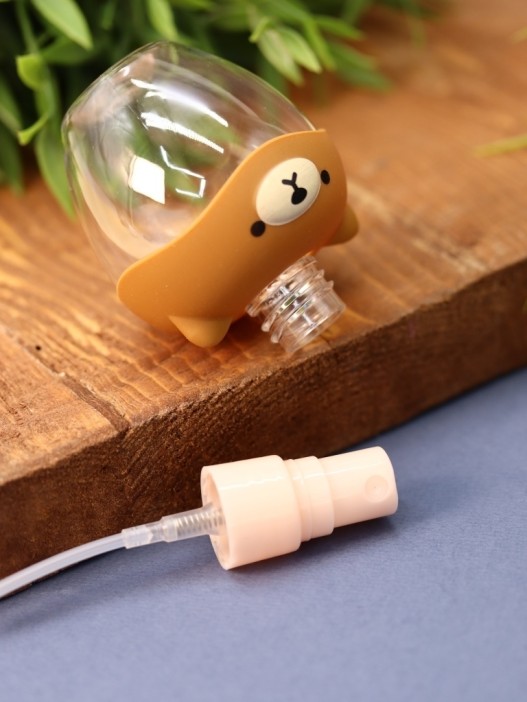 Дорожная бутылочка &quot;Pretty bear&quot;, brown (70 ml) 