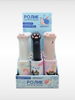 Ролик для чистки одежды &quot;Paw&quot;, 10 см*60 листов, шоу-бокс iLikeGift 12 шт.