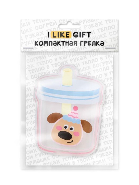 Карманная грелка iLikeGift «Party shaker», dog 