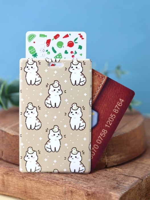 Держатель для карт Аниме «Many cat duck» (6,5 х 10,4 см) 