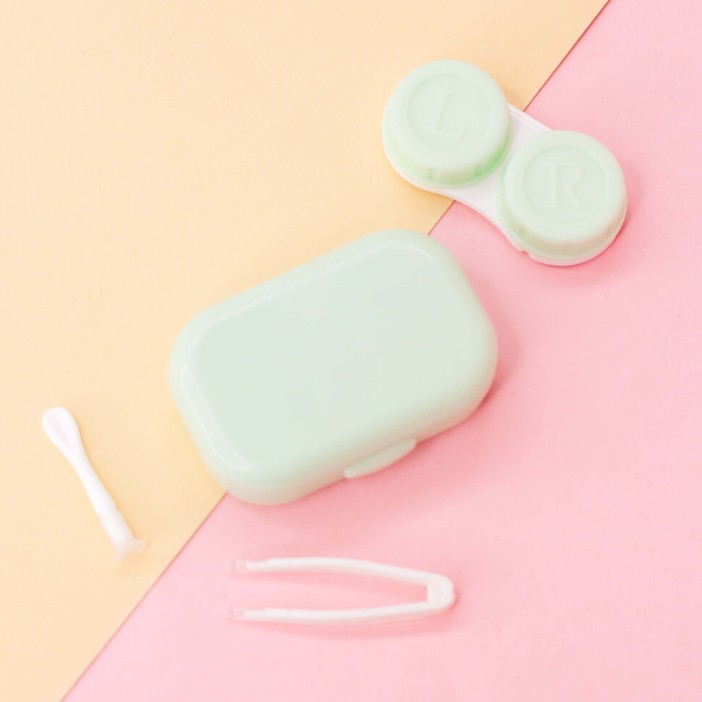 Контейнер для линз "Bear in avocado" 