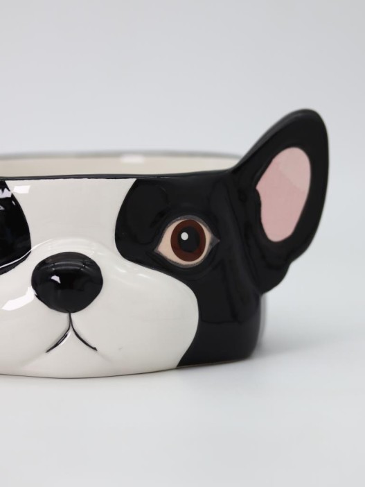 Керамическая миска для животных «French bulldog», 890 ml 