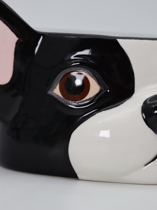 Керамическая миска для животных «French bulldog», 890 ml 