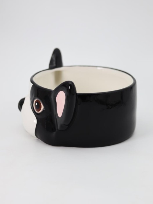 Керамическая миска для животных «French bulldog», 890 ml 