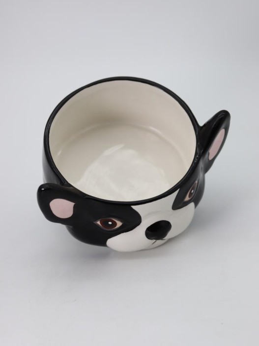 Керамическая миска для животных «French bulldog», 890 ml 