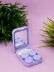 Контейнер для линз «Bunny happy», purple 