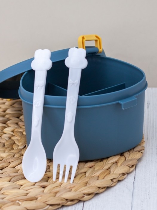 Ланчбокс &quot;Strawberry&quot;, blue (750 мл) 