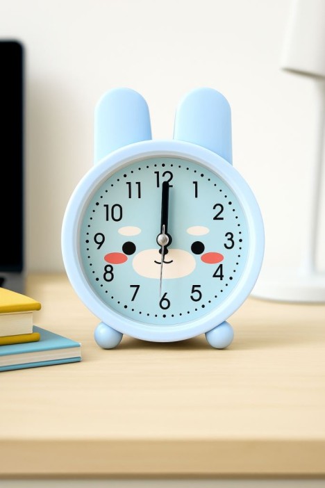 Часы-будильник &quot;Bunny&quot;, blue (13,5х10,4 см) 