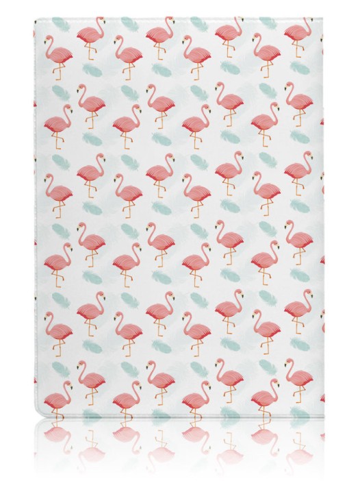 ОБЛОЖКА ДЛЯ ПАСПОРТА ФЛАМИНГО WHITE, плотность 600 мкм 