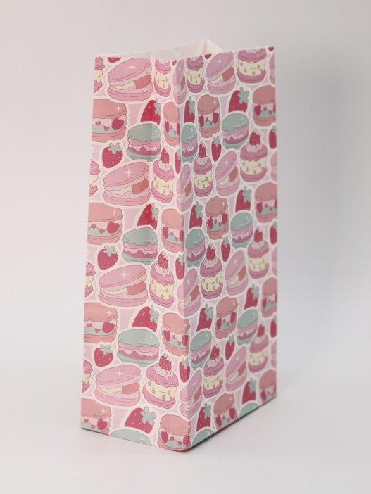 Набор подарочных пакетов+наклейки (6 шт.) &quot;Sweets&quot;, 24*13*8 