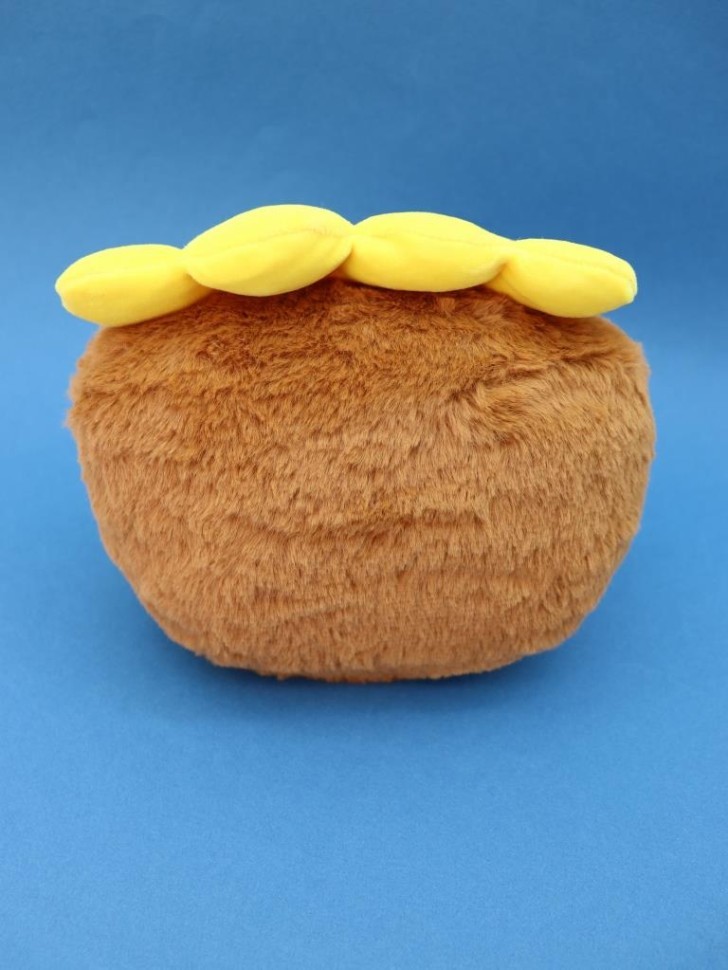 Мягкая игрушка "Растение-капибара", коричневая, 17 см