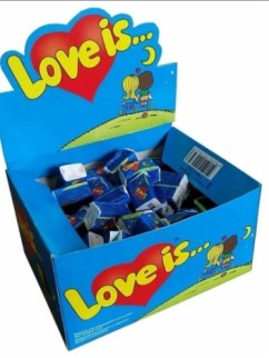 Жевательная резинка &quot;Love is&quot; клубника-банан 100 шт.