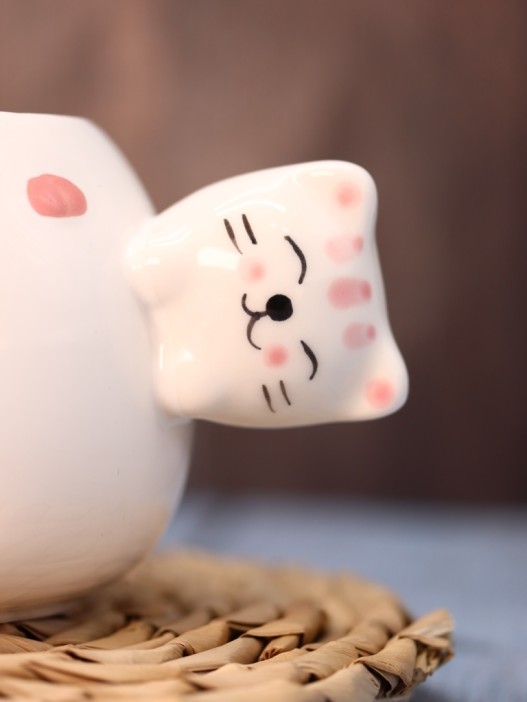 Кружка «Cat fireworks», white (430 ml) 