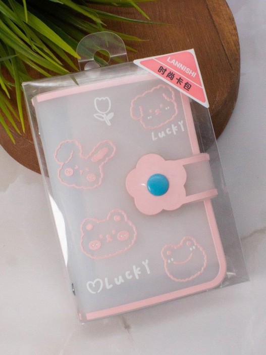 Визитница "Lucky animal", pink 