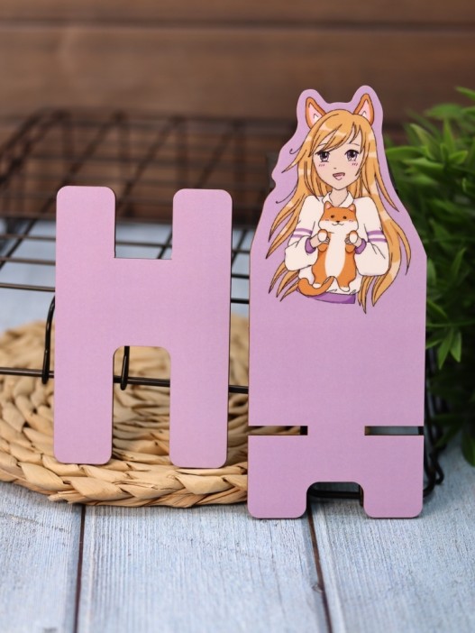 Подставка под телефон/планшет «Love corgi girl» 