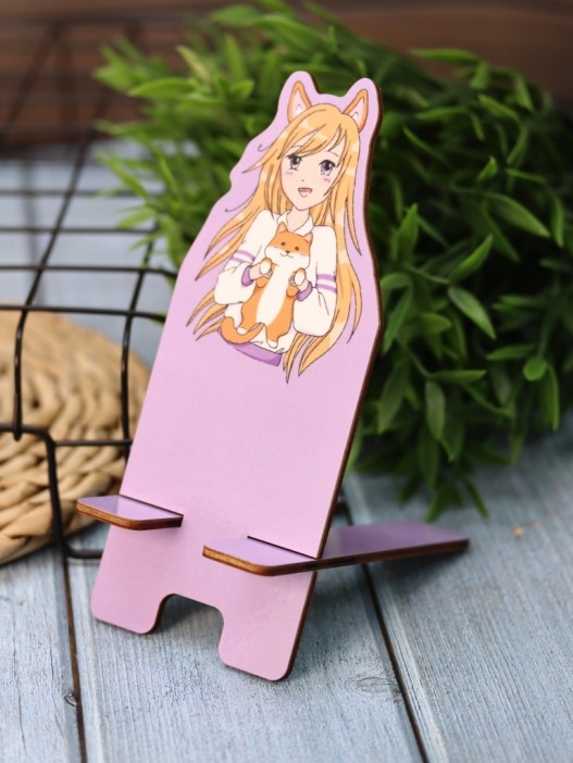 Подставка под телефон/планшет «Love corgi girl» 