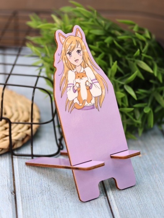 Подставка под телефон/планшет «Love corgi girl» 
