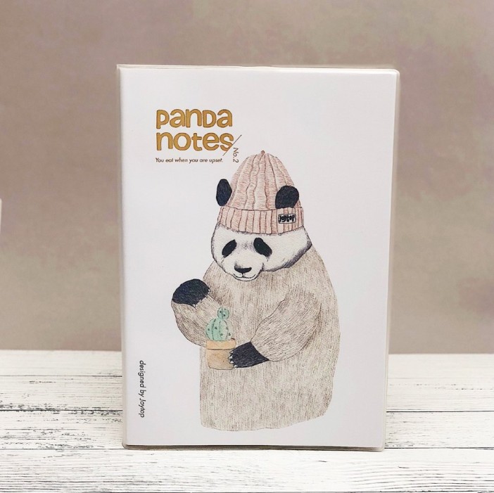 Тетрадь &quot;Панда с кактусом&quot; 