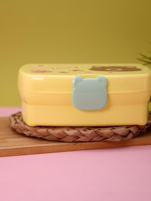 Ланчбокс &quot;Bear-bunny&quot;, yellow, 700 мл 