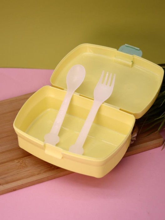 Ланчбокс &quot;Bear-bunny&quot;, yellow, 700 мл 