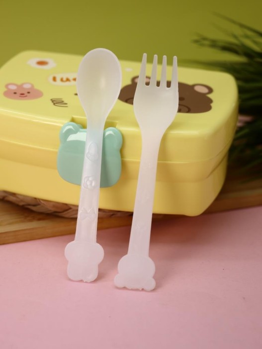 Ланчбокс &quot;Bear-bunny&quot;, yellow, 700 мл 