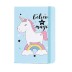 Блокнот(A5) "Unicorn believe in Magic" blue