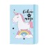 Блокнот(A5) &quot;Unicorn believe in Magic&quot; blue 