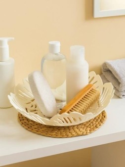 Корзина "Leaves", white