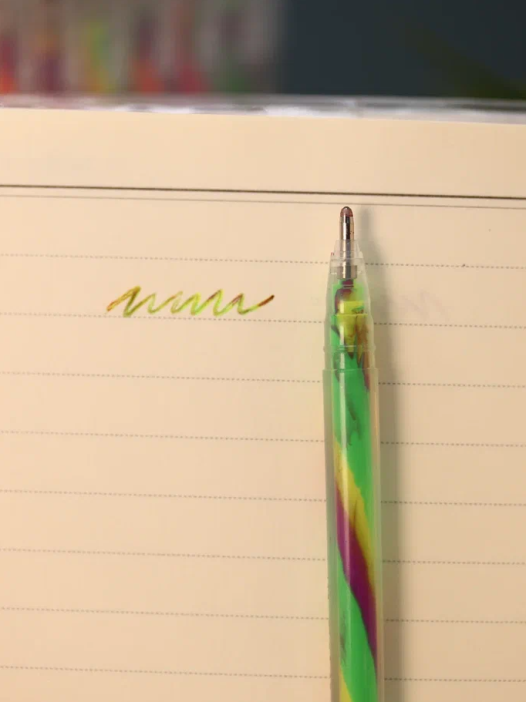 Набор флуоресцентных цветных ручек  (6 шт) &quot;Rainbow Spiral&quot;, mix 