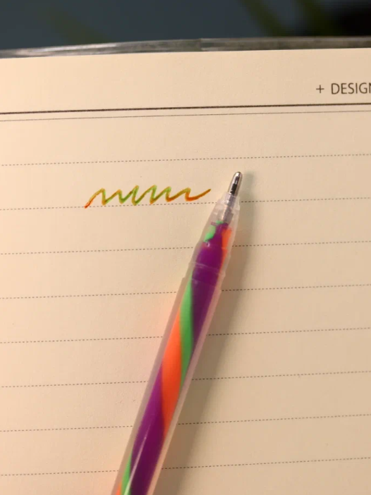 Набор флуоресцентных цветных ручек  (6 шт) &quot;Rainbow Spiral&quot;, mix 