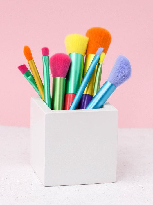 Набор кистей для макияжа &quot;Contrast&quot;, 10 кистей, rainbow 