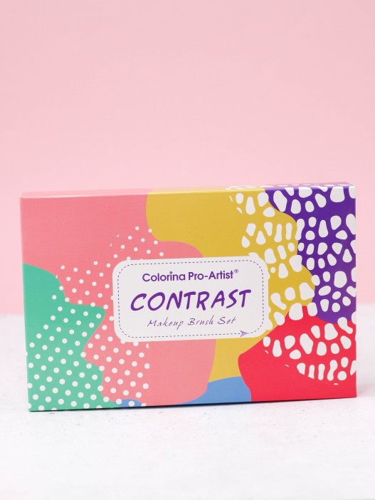 Набор кистей для макияжа &quot;Contrast&quot;, 10 кистей, rainbow 