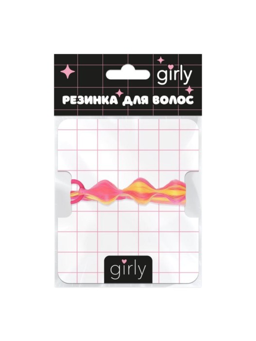Резинка для волос "Прическа", микс (40 см) 