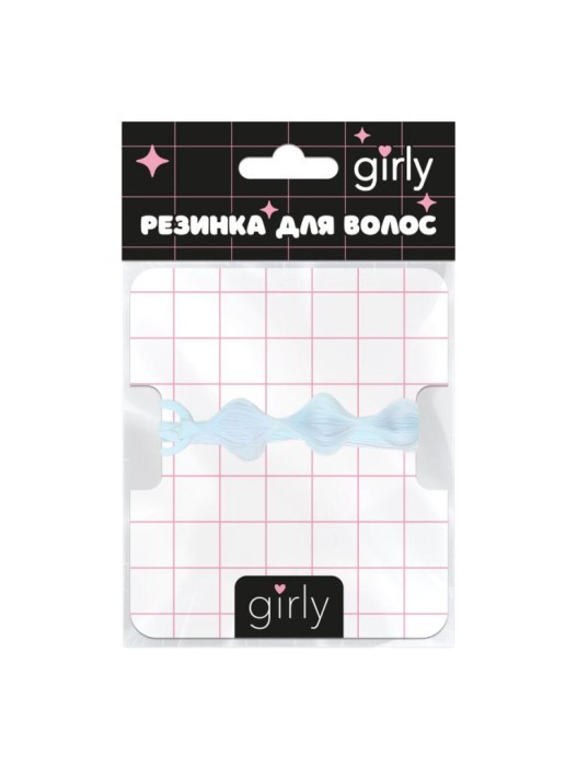 Резинка для волос "Прическа", микс (40 см) 
